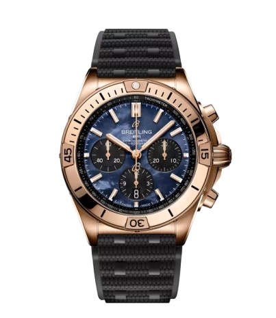 Review Breitling Chronomat B01 42 Red Gold Replica watch RB01346A1C1S1